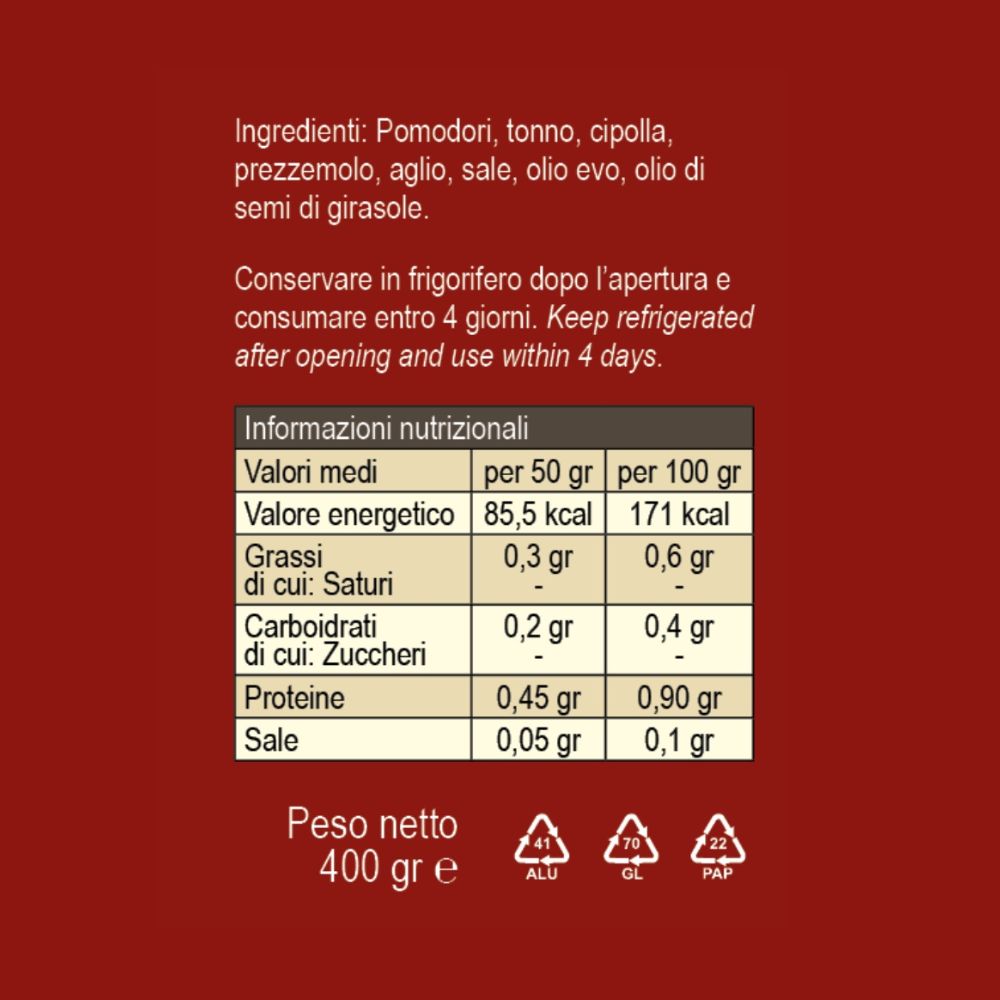 Sugo pronto tonno e cipolla