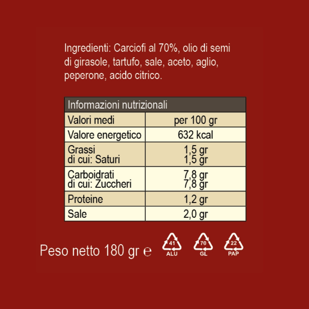 Crema di carciofi al tartufo