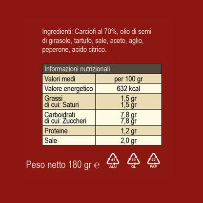 Crema di carciofi al tartufo